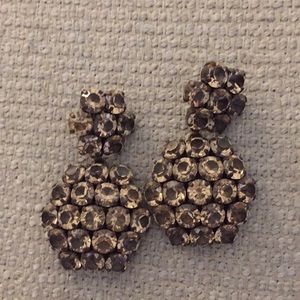 Anthropologie Alba Bijoux Smoky Face Earrings